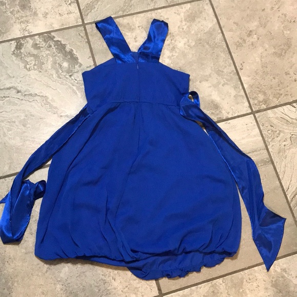 David’s Bridal Formal blue dress - Picture 2 of 3